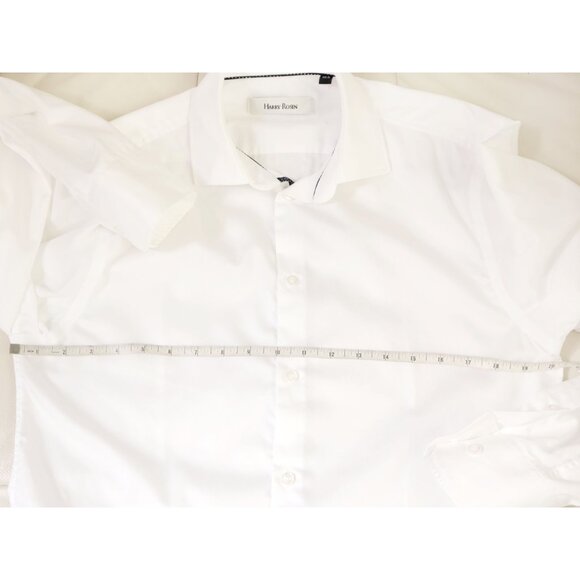 Men's Size Medium Formal White Dress Shirt by Harry Rosen - Picture 6 of 8